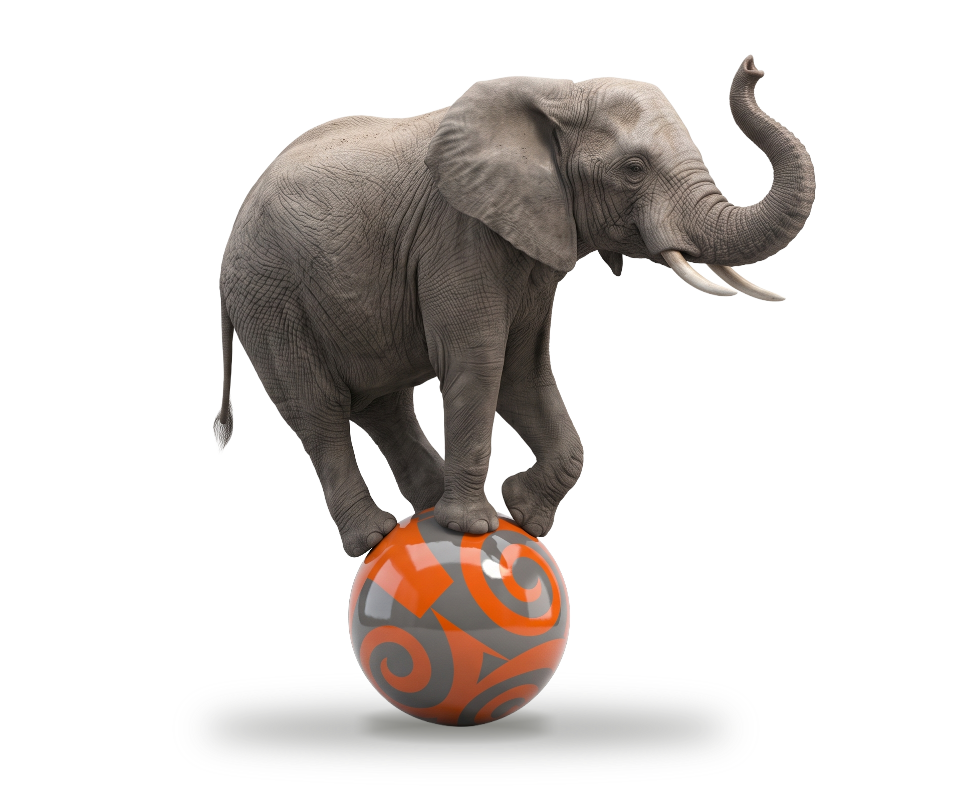 ElephantPerformingOnBall