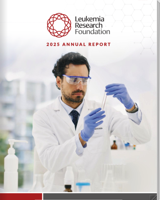 Annual Report Example from Leukemia Research Foundation created by Elephant Creative Co.