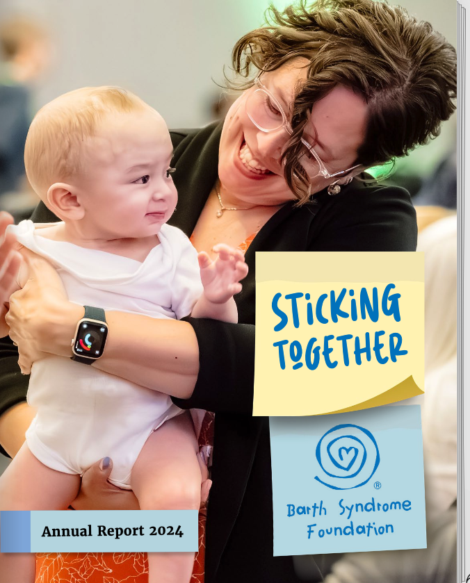 Annual Report Example from Barth Syndrome Foundation created by Elephant Creative Co.