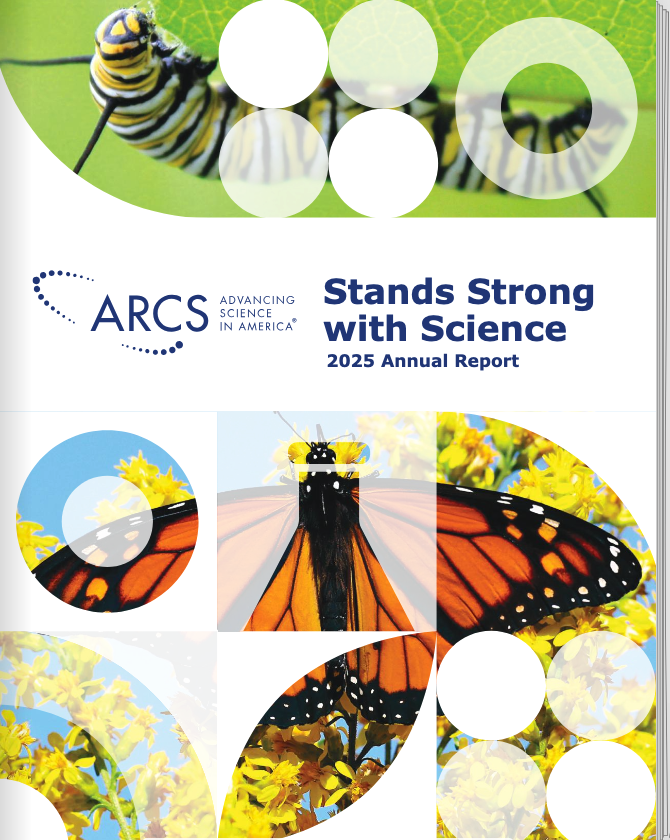 Annual Report Example from ARCS Foundation created by Elephant Creative Co.