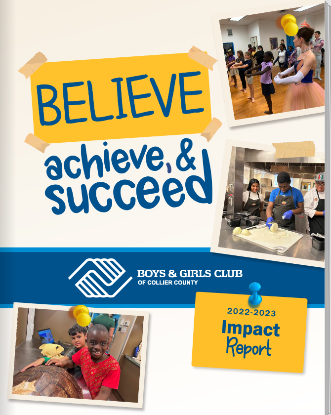 Annual Report Example from Boys & Girls Club created by Elephant Creative Co.